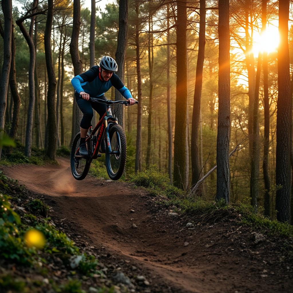 Mountain biker